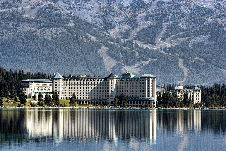 Lake Louise Chateau is a great place for tea, lunch, or an extended stay